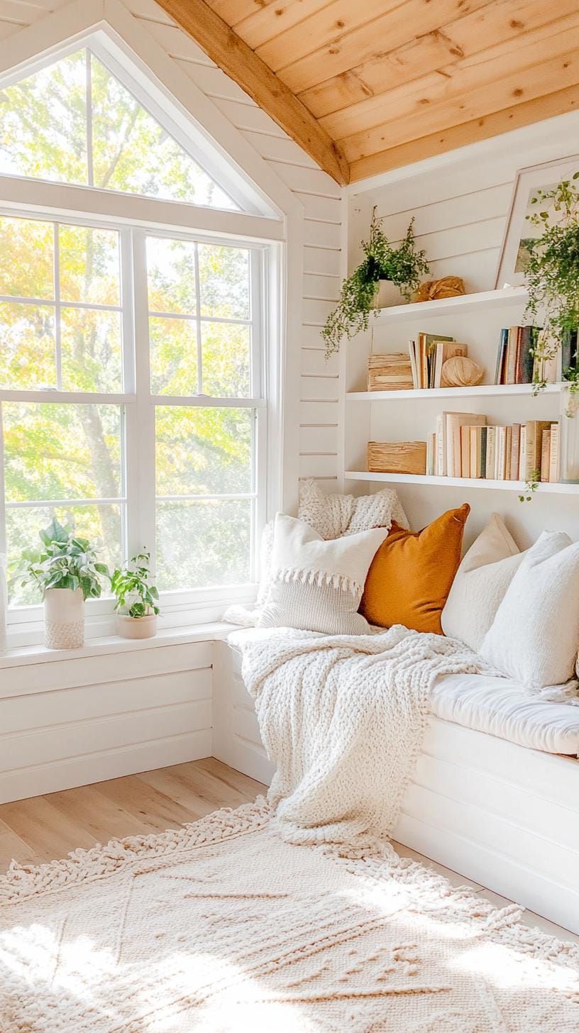 10. Porch conversion with cozy window reading nook-0