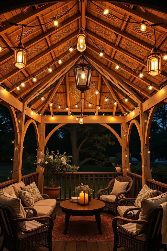 Transform Your Outdoor Oasis: 63 Cozy Gazebo Decor Ideas 13 img r sSg2 S 02QJBFBoeBPA V