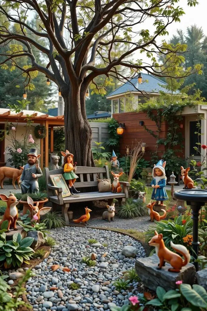 Enchant Your Outdoor Oasis: 63 Backyard Garden Figurine Ideas 57 img r vKG7HE56Y0oVhWVVPjyZp
