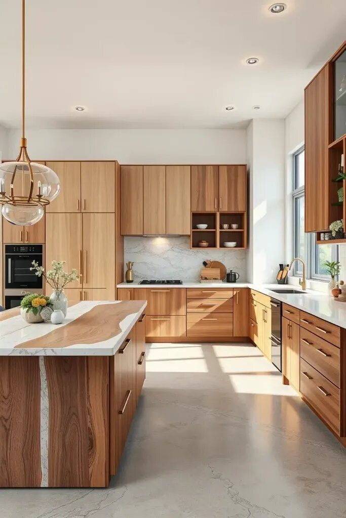 64 Creative Kitchen Wood Cabinet Ideas to Inspire You 17