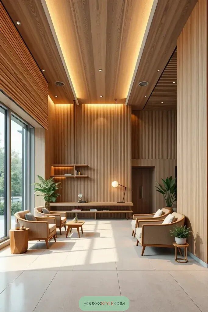 68 Chic Minimalist Lobby Ideas 19