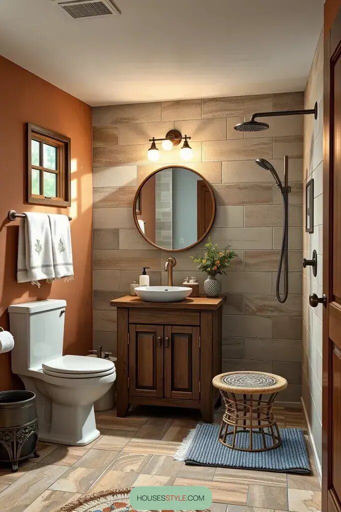 Revamp Your Bathroom with These 63 Chic Rustic Design Ideas 53 final img 3GBR1Wv99e9tTiD23Zl1T