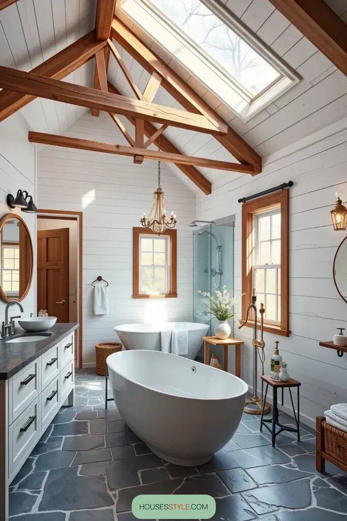 Revamp Your Bathroom with These 63 Chic Rustic Design Ideas 11 final img 7JeI EKoW5nda1Mo5G17o