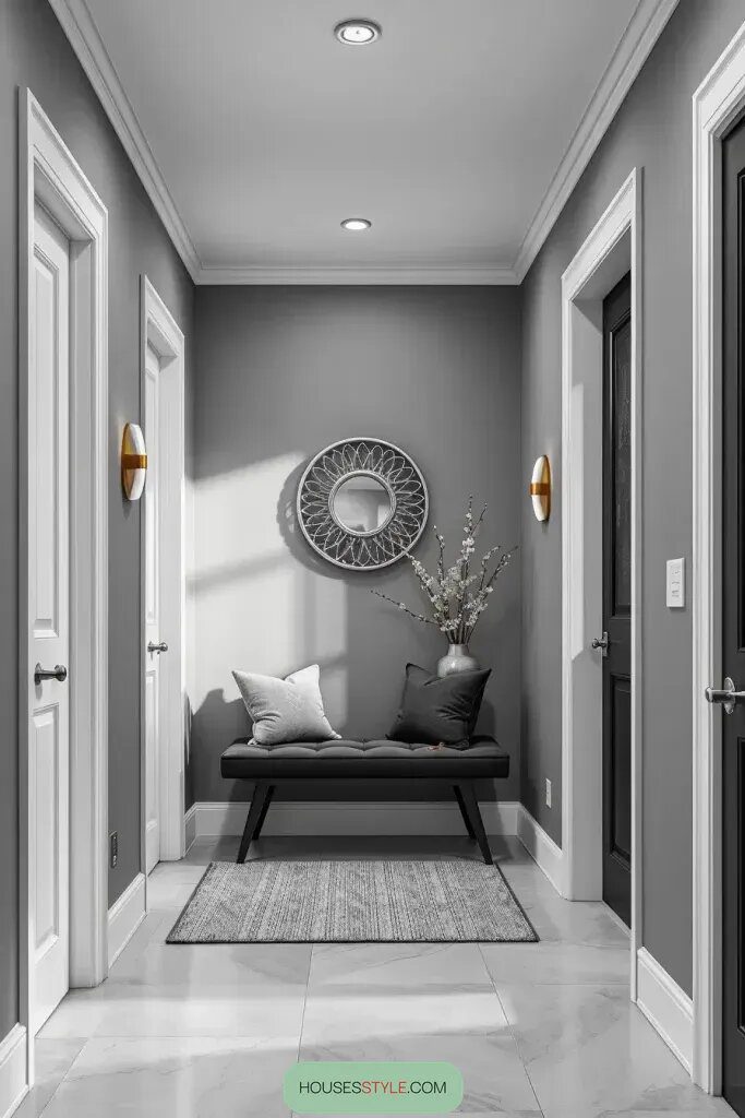 58 Minimalist Hallway Designs: Your Pathway to Elegance 41