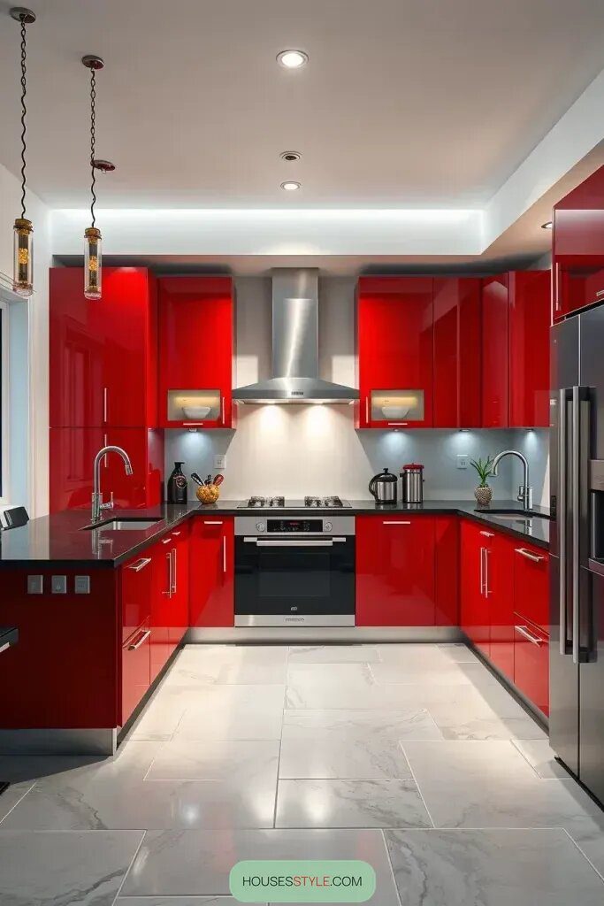 Revamp Your Kitchen with 61 Stunning Red Cabinet Ideas 28 final img DEaKDFD6VRG 1mP 6E6C2
