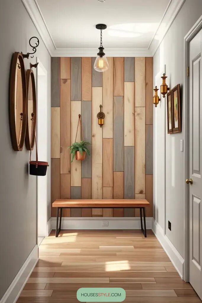 61 Rustic Hallway Ideas for a Welcoming Entryway 6