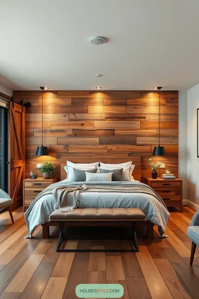 58 Modern Rustic Bedroom Ideas for Stylish Retreats 3