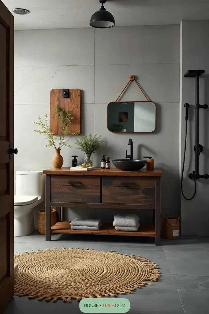 Revamp Your Bathroom with These 63 Chic Rustic Design Ideas 33 final img NWEZqwKJZGeM3BuDOLaji