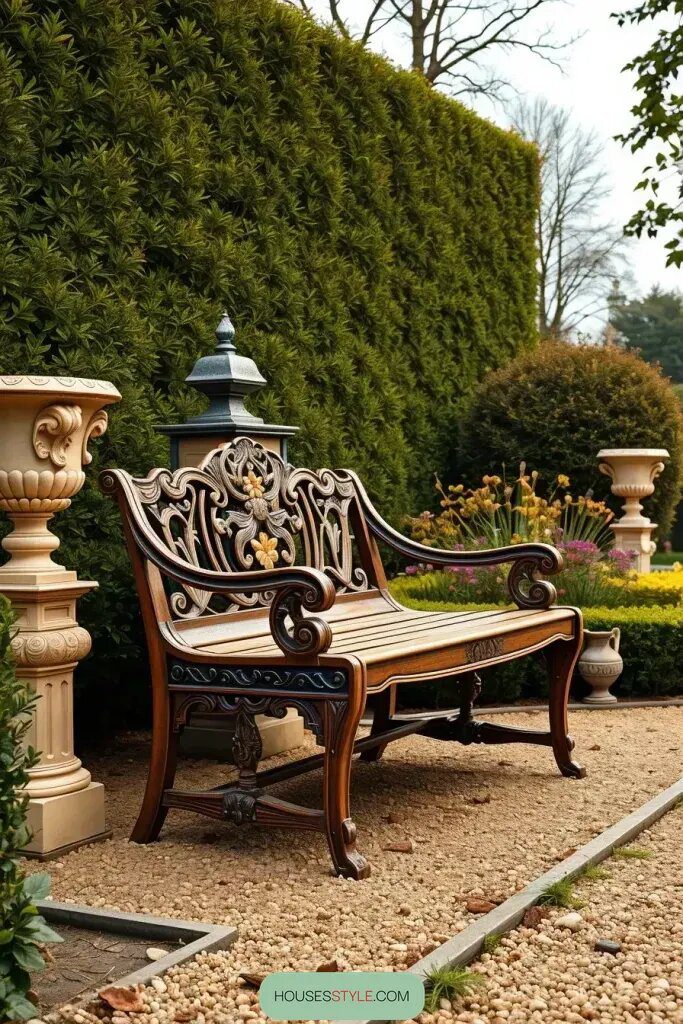 63 Stunning Garden Bench Ideas for a Stylish Outdoor Oasis 37 final img ObfaoyBgFAtWHR9zJktly