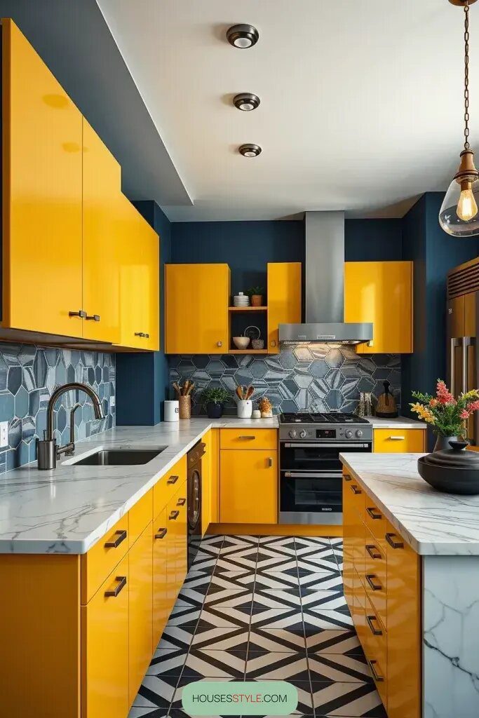 Revamp Your Kitchen with 59 Vibrant Yellow Cabinets Ideas 8 final img Rw0PUqSAFAH5g91Bv7FKv