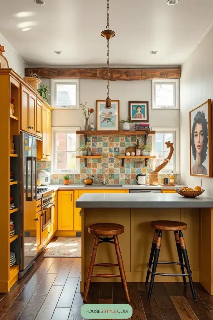 Revamp Your Kitchen with 59 Vibrant Yellow Cabinets Ideas 58 final img SrPFZohZtdFZWEOABME23