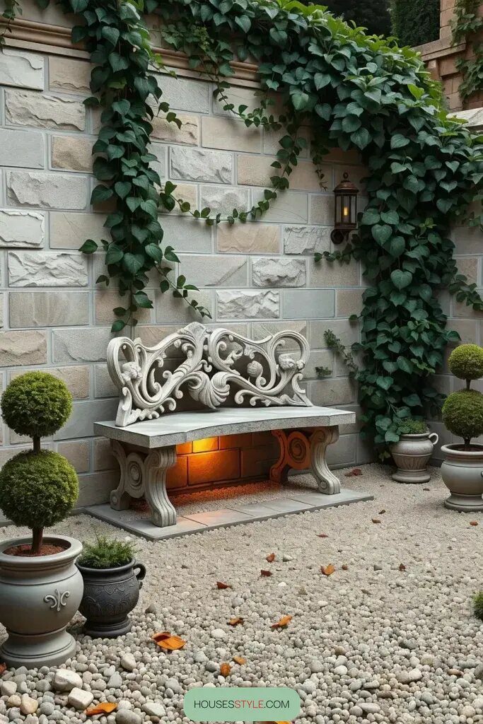 63 Stunning Garden Bench Ideas for a Stylish Outdoor Oasis 43 final img VthOwuLsLV5ghtPQOKHHh