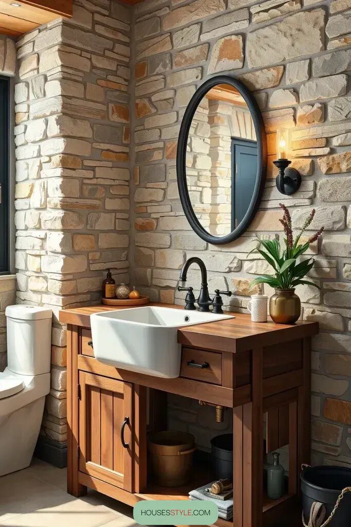 Revamp Your Bathroom with These 63 Chic Rustic Design Ideas 29 final img WGHpCoeCORg5 pD7zksqK