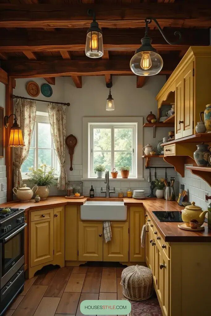 Revamp Your Kitchen with 59 Vibrant Yellow Cabinets Ideas 5 final img WnBGVnbHc2pl2 Hp2zKtJ