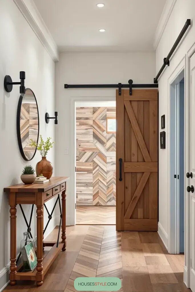 61 Rustic Hallway Ideas for a Welcoming Entryway 14 final img YGOnzB2QDYf3vDIUnUHbP