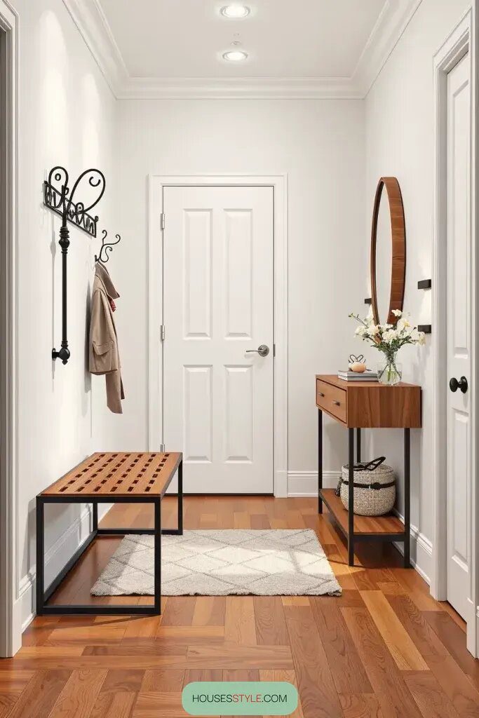 63 Stunning Hallway Furniture Ideas to Elevate Your Entryway 52