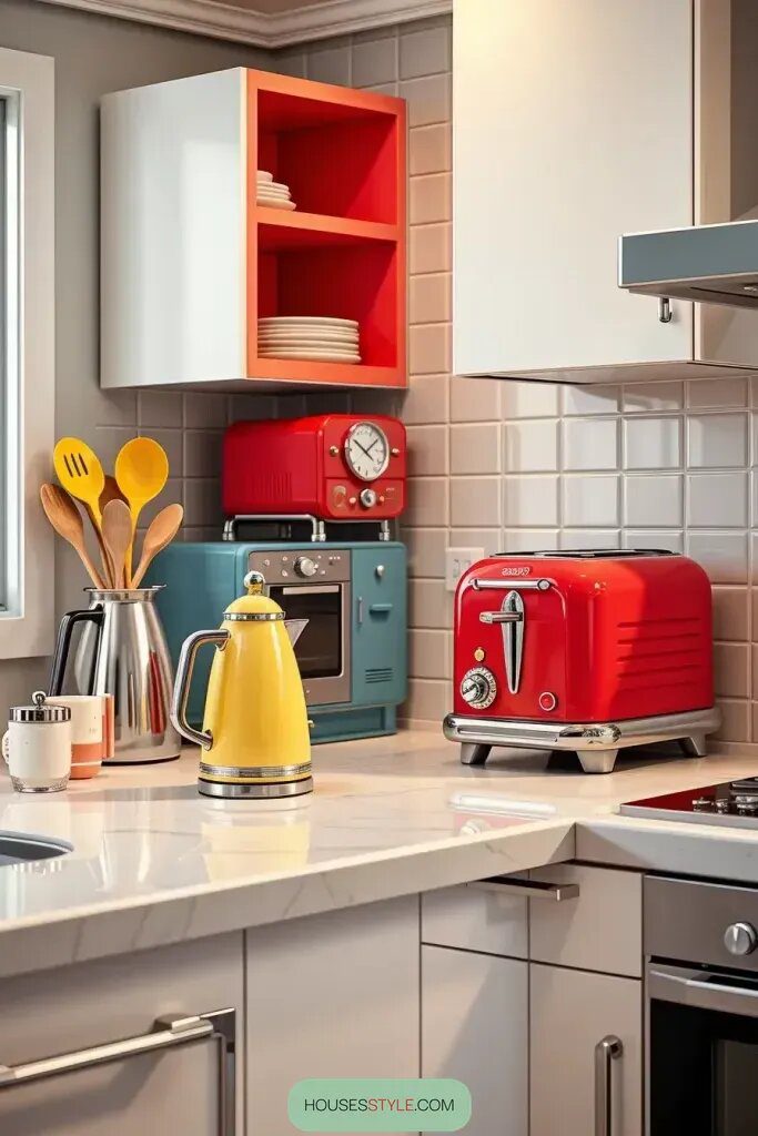 Revamp Your Kitchen: 65 Retro Elements for a Charming Vintage Vibe 45
