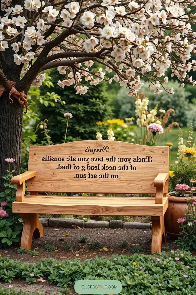 63 Stunning Garden Bench Ideas for a Stylish Outdoor Oasis 58 final img eZGyLO5W2X9ypApuq7yF