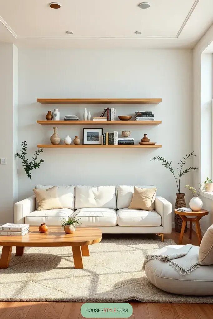 Living Room with 63 Stylish Above Sofa Wall Decor Ideas 10 final img hJ7aAtloNM0gNq4eBHTQK