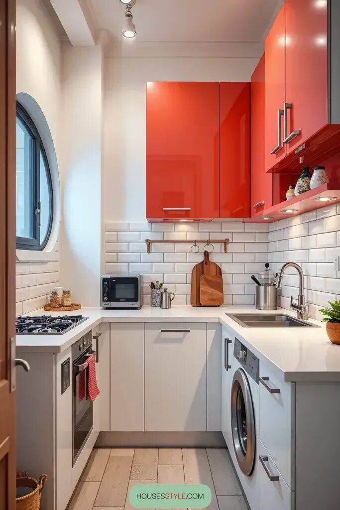 Revamp Your Kitchen with 61 Stunning Red Cabinet Ideas 53