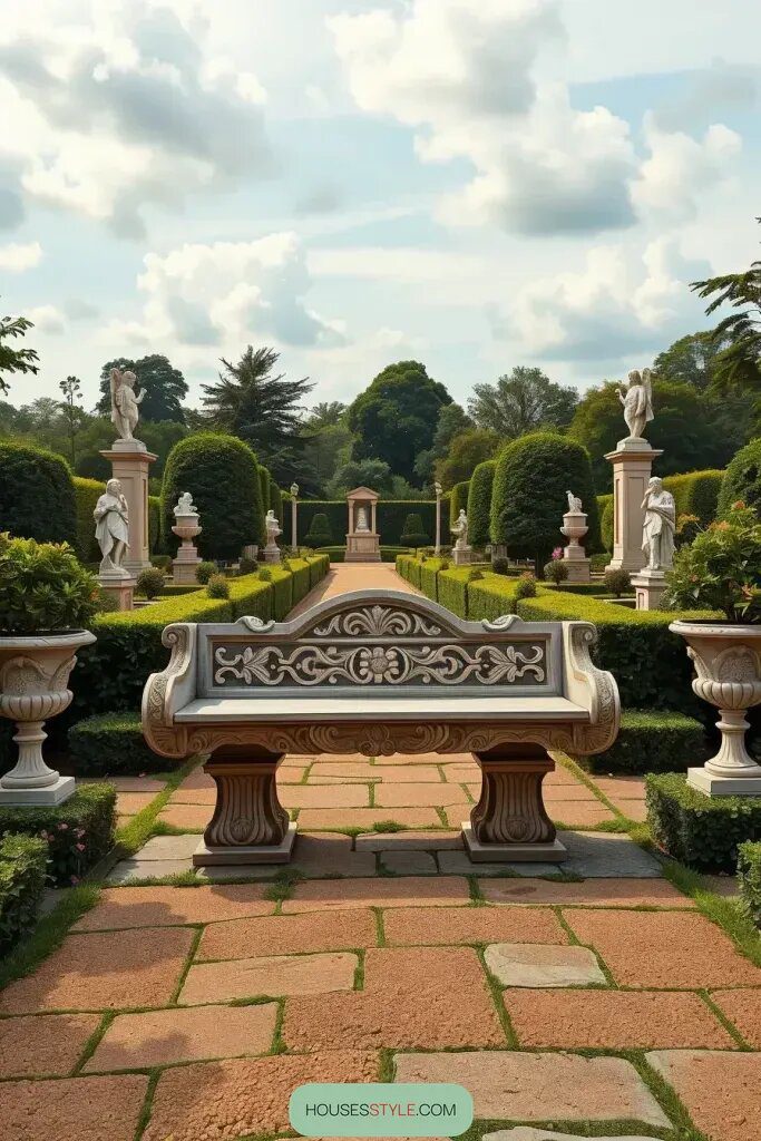 63 Stunning Garden Bench Ideas for a Stylish Outdoor Oasis 13 final img sqRPAbv Nk9t7v LPQJy