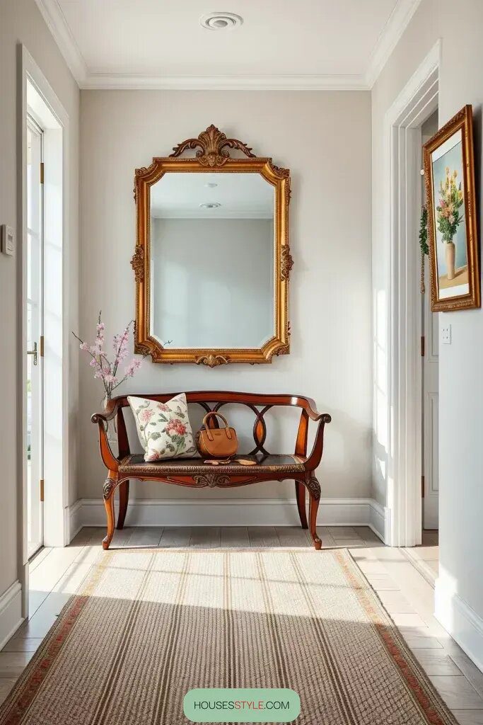 63 Stunning Hallway Furniture Ideas to Elevate Your Entryway 46 final img uthU7SZ WQ6vcTGMCpqug