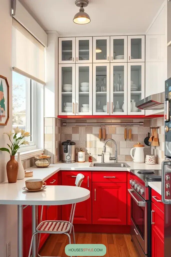 Revamp Your Kitchen with 61 Stunning Red Cabinet Ideas 24 final img vnDEkFEV4 HOzYYTRRKlG