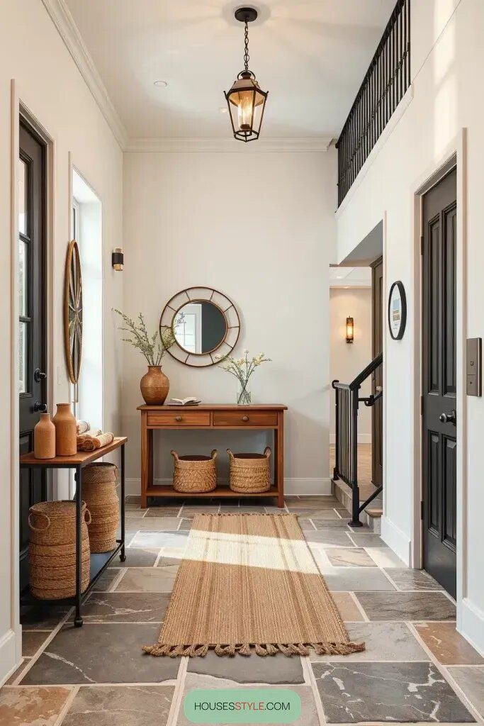 61 Rustic Hallway Ideas for a Welcoming Entryway 17 final img yidocllZ8knmf7voIN4lI