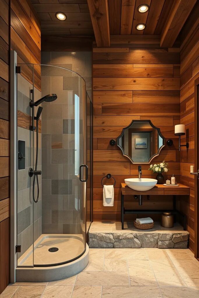 Revamp Your Bathroom with These 63 Chic Rustic Design Ideas