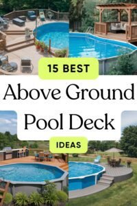 Stunning Above Ground Pool Deck Ideas for Your Outdoor Oasis