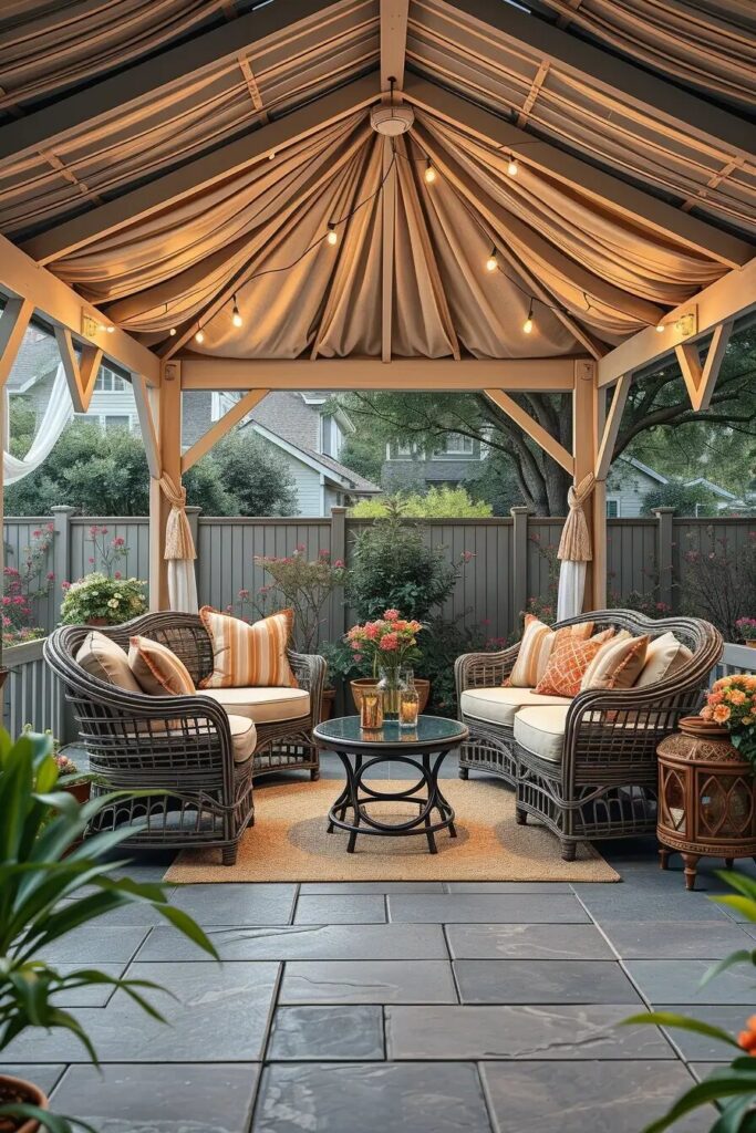 Transform Your Outdoor Space with 63 Cozy Gazebo Decor Ideas
