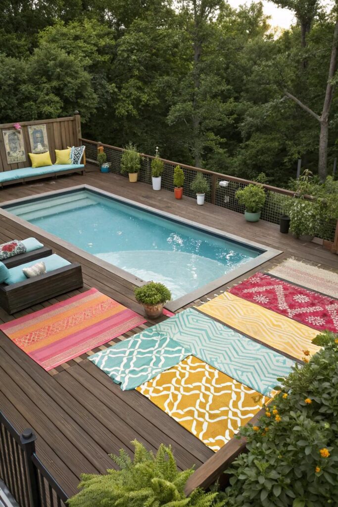 14+ Budget-Friendly Above Ground Pool Deck Designs