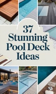 37 Budget-Friendly Pool Deck Ideas