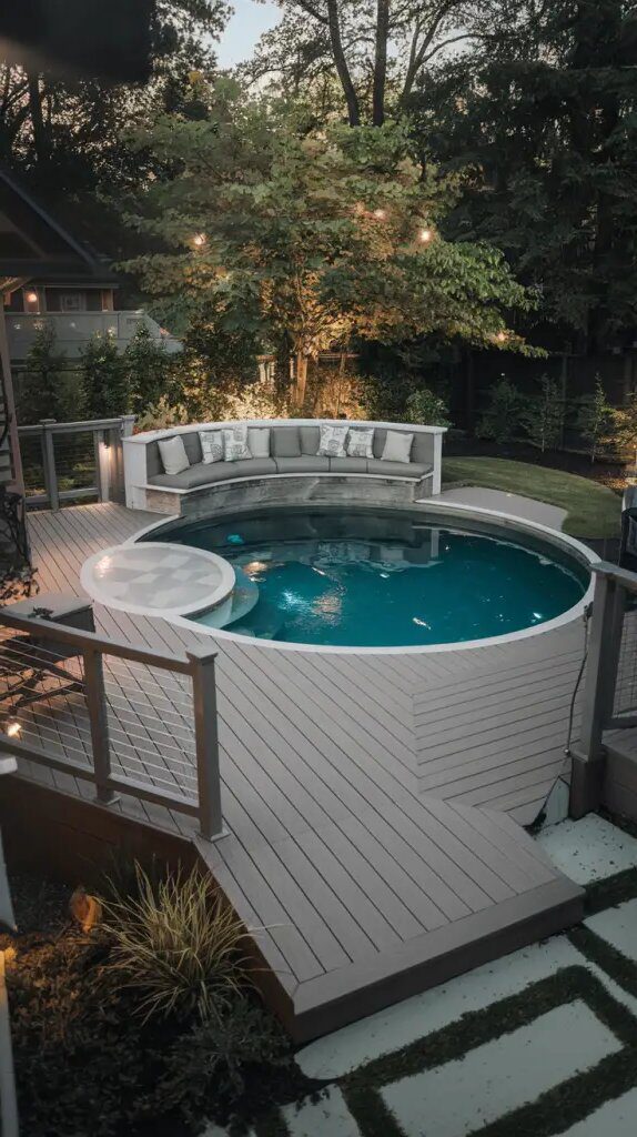 28 Stylish Above Ground Pool Deck Ideas 38 img