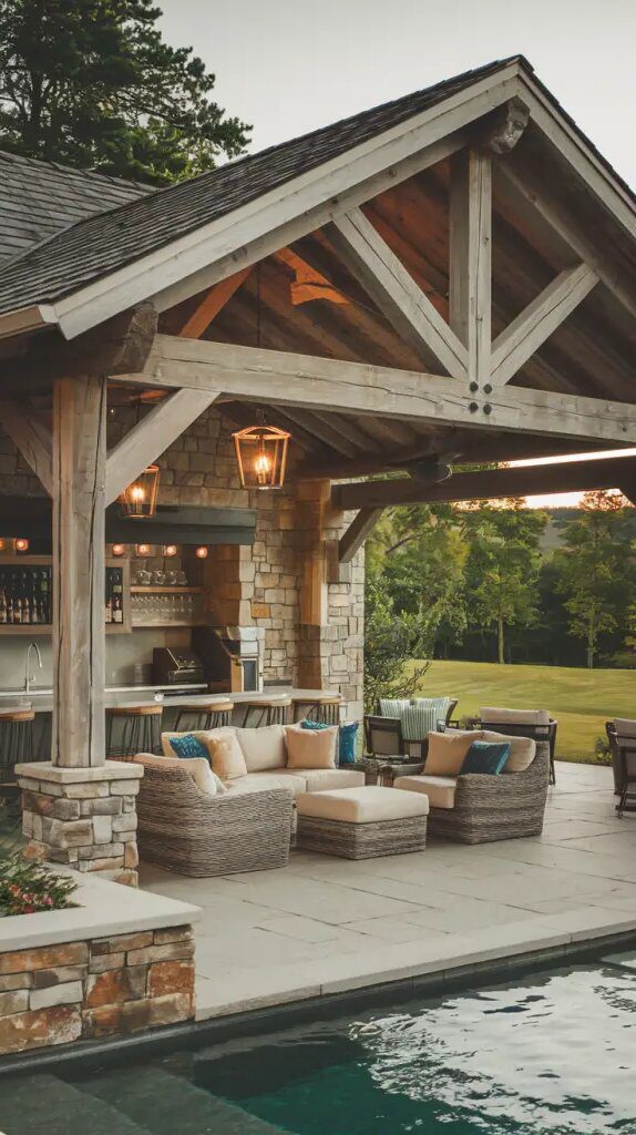 27 Exquisite Pool Pavilion Designs to Elevate Your Backyard Oasis 52 img 2 y9vvysAQaWNYImwDaVe