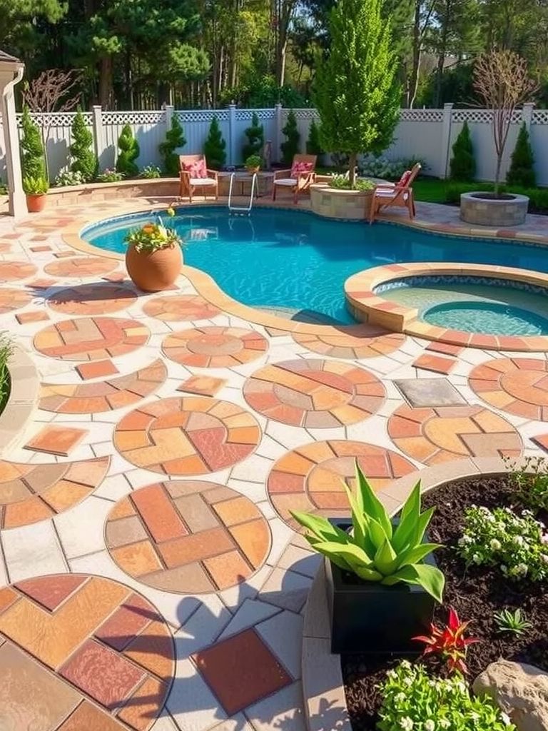 11 Wow-Worthy Above Ground Pool Deck Ideas 4 Paver Stones