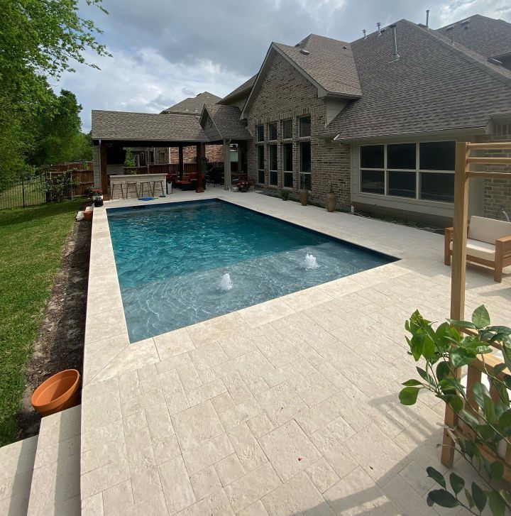 swimming pool in basement Sleek Pool Design Dreams