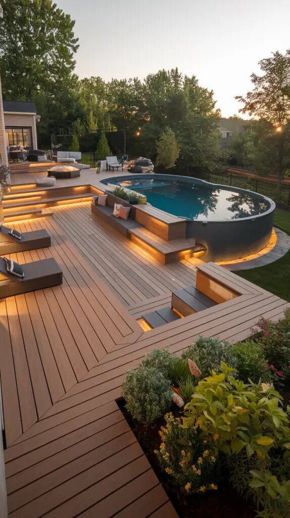 28 Stylish Above Ground Pool Deck Ideas 3 img HFF7yFAwOnWaiyACVLRH0