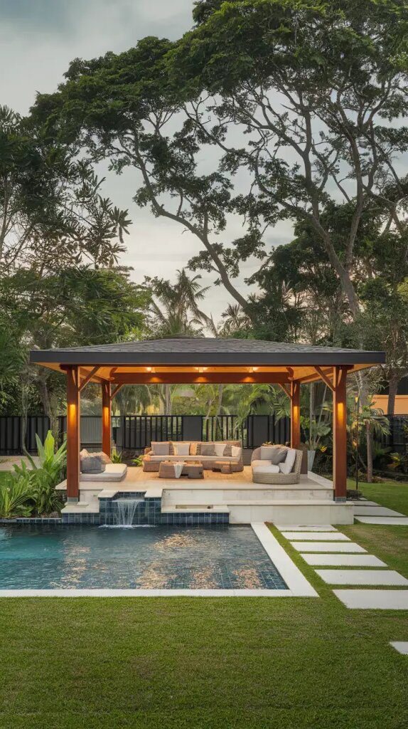 27 Exquisite Pool Pavilion Designs to Elevate Your Backyard Oasis