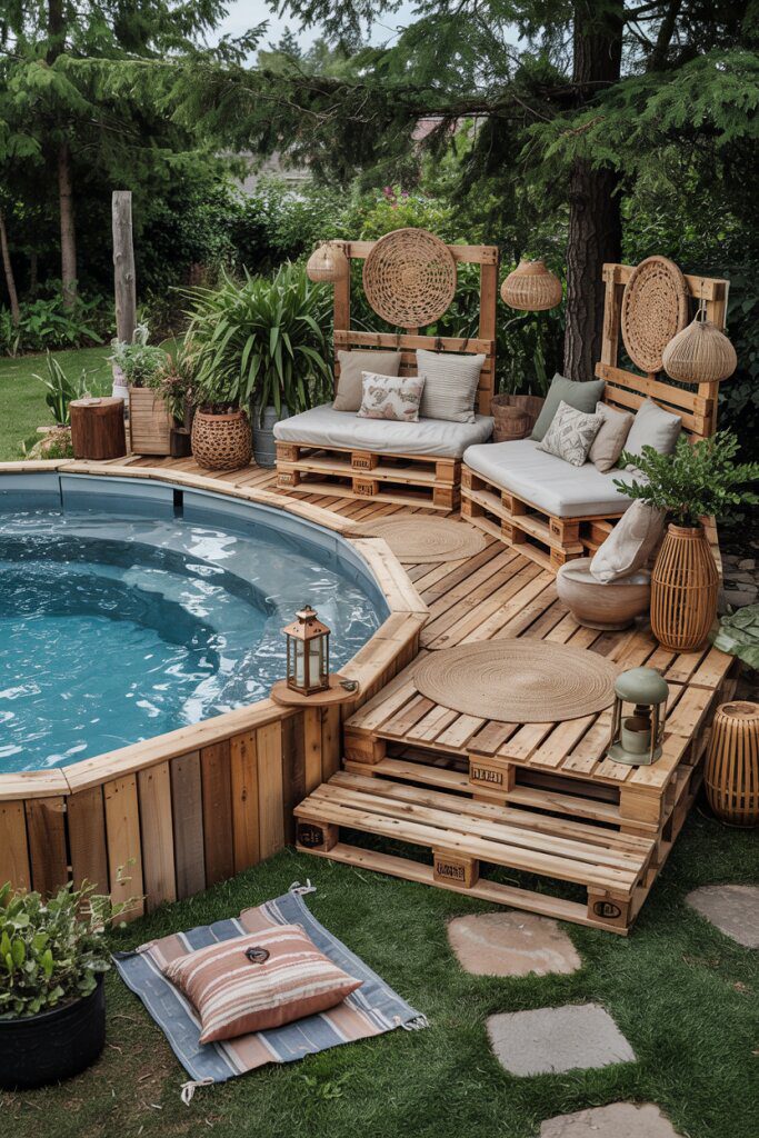 23 Creative Above Ground Pool Deck Ideas for 2025 10