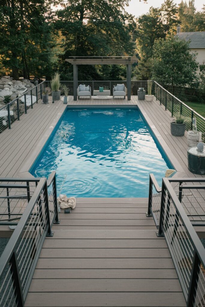 15 Stunning Above Ground Pool Deck Ideas for Your Outdoor Oasis