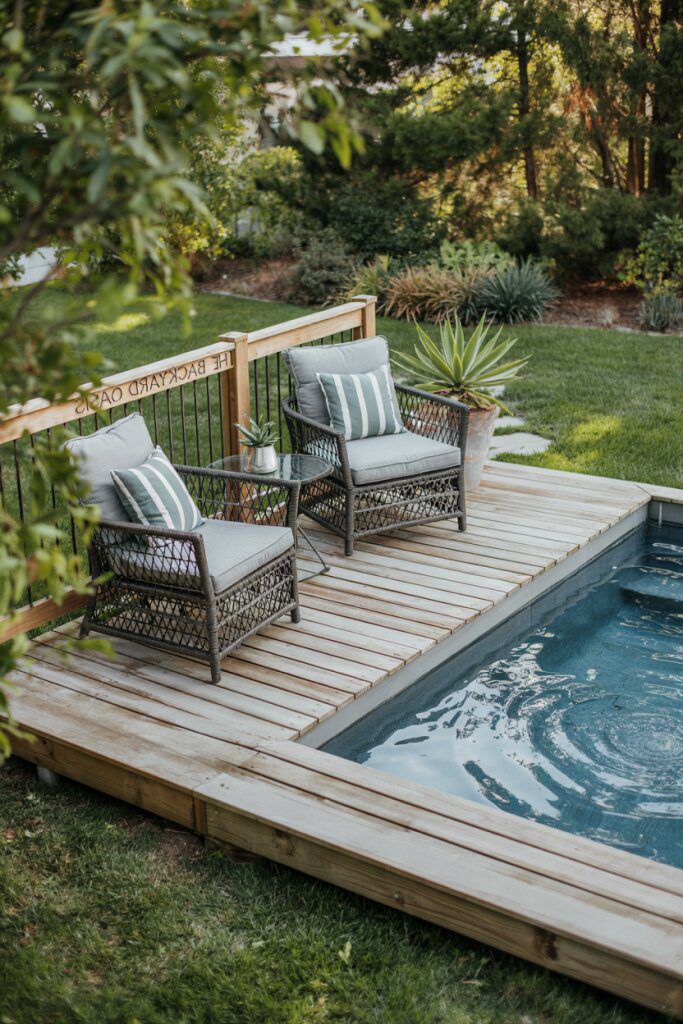 23 Creative Above Ground Pool Deck Ideas for 2025 4