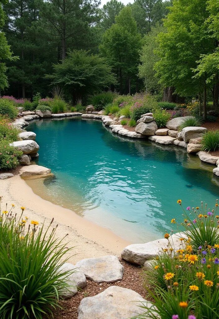 15 Stunning Luxury Pool Designs 5 15 Stunning Luxury Pool Designs That Will Transform Your Backyard Into an Oasis! - 4. Natural Pools: Eco-Friendly Luxury