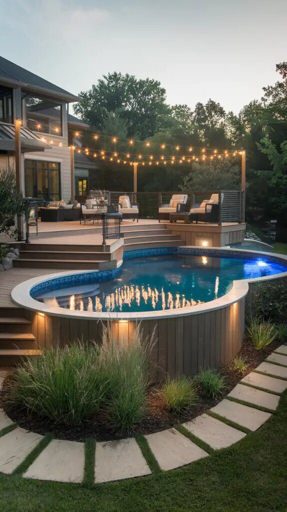 28 Stylish Above Ground Pool Deck Ideas 55 img bEvEMDf8v5oU 39iDMKoY