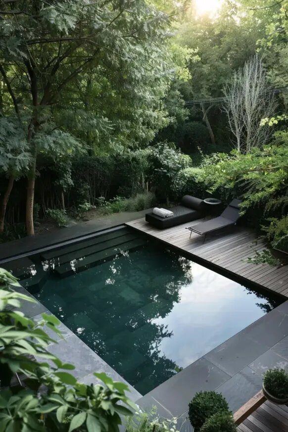 25+ Small Backyard Pool Ideas 8