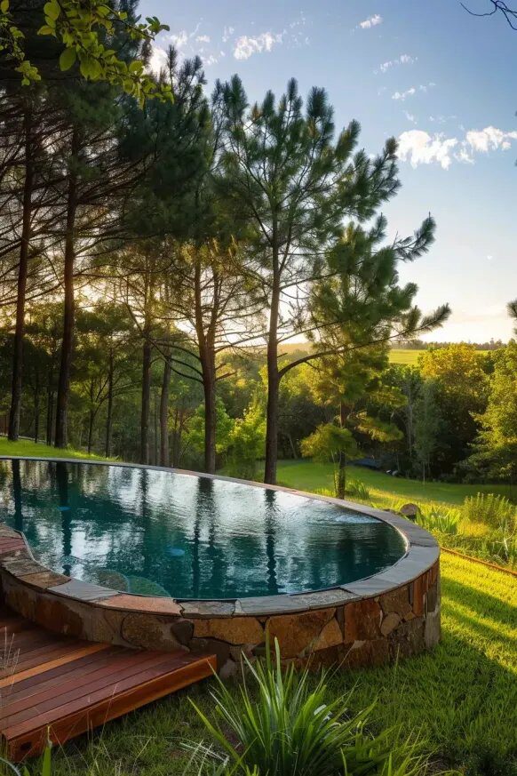 25+ Stylish Semi Inground Pools for Your Landscape 20 img epGh XPDdnsQf7Fq3cRea
