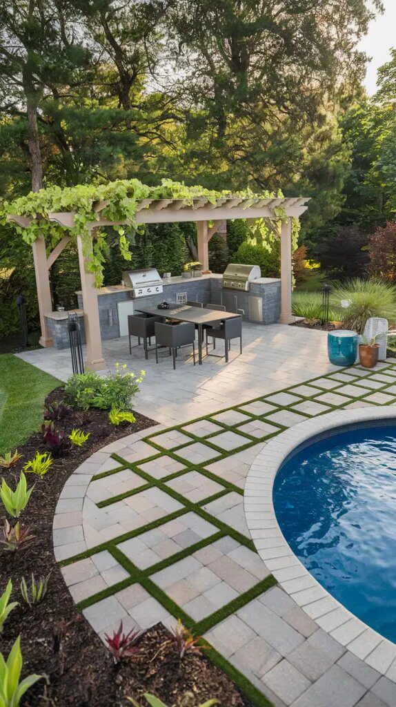 28 Stylish Above Ground Pool Deck Ideas 43 img mzZLFewqELpNihYbHGCjJ