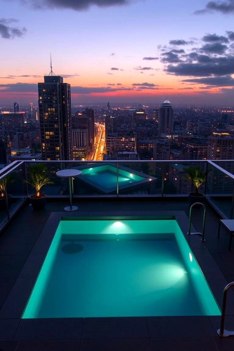 Rooftop Plunge Pool Retreat - 22 Plunge Pool Ideas
