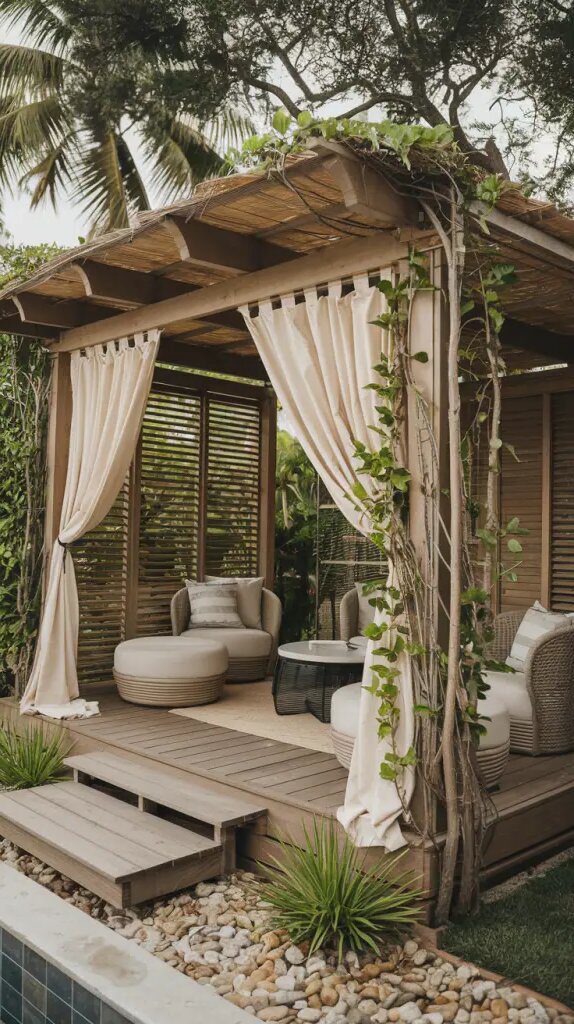 27 Exquisite Pool Pavilion Designs to Elevate Your Backyard Oasis 23
