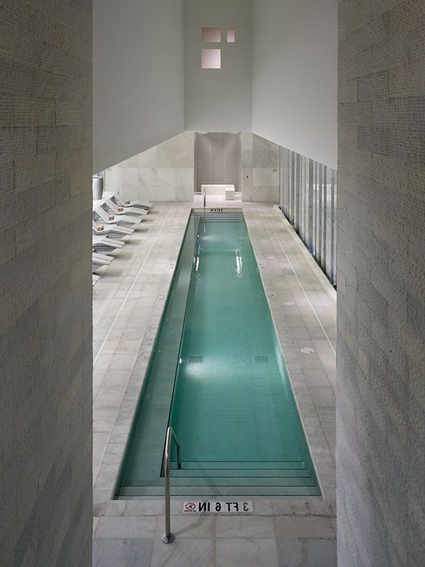 swimming pool in basement Sophisticated Basement Pool Oasis